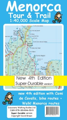 Menorca 1:40.000 Wanderkarte Discovery Walking