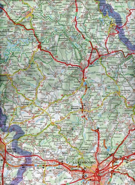 Luxemburg 717 1:150.000 - Michelin