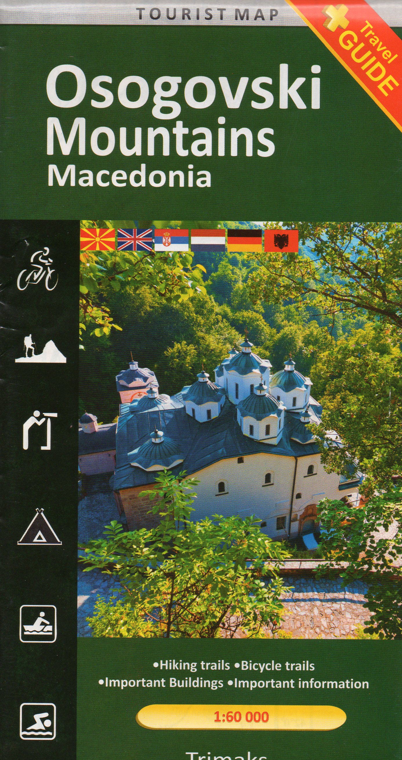 Osogovo-Gebirge - Wanderkarte - 1:60.000