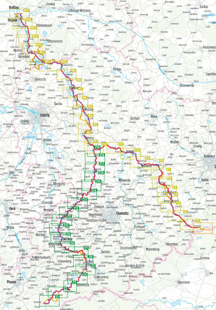Mulde-Radweg - Bikeline Radtourenbuch