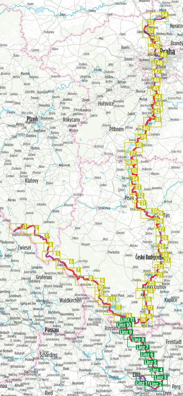 Moldau-Radweg - Bikeline Radtourenbuch