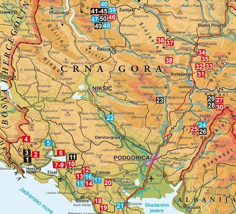 Montenegro - Rother Wanderführer