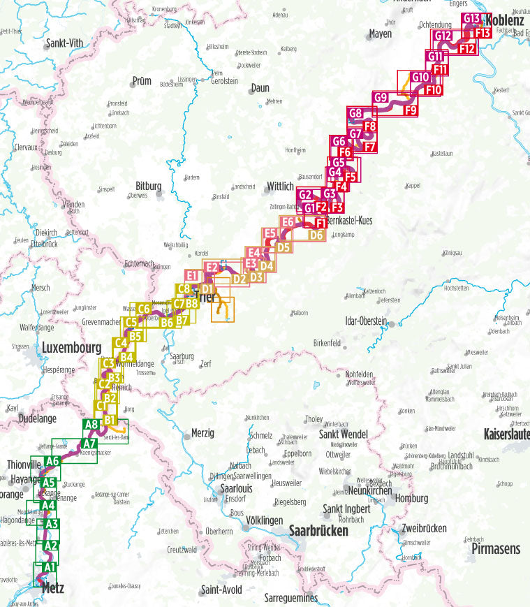 Mosel-Radweg - Bikeline Radtourenbuch