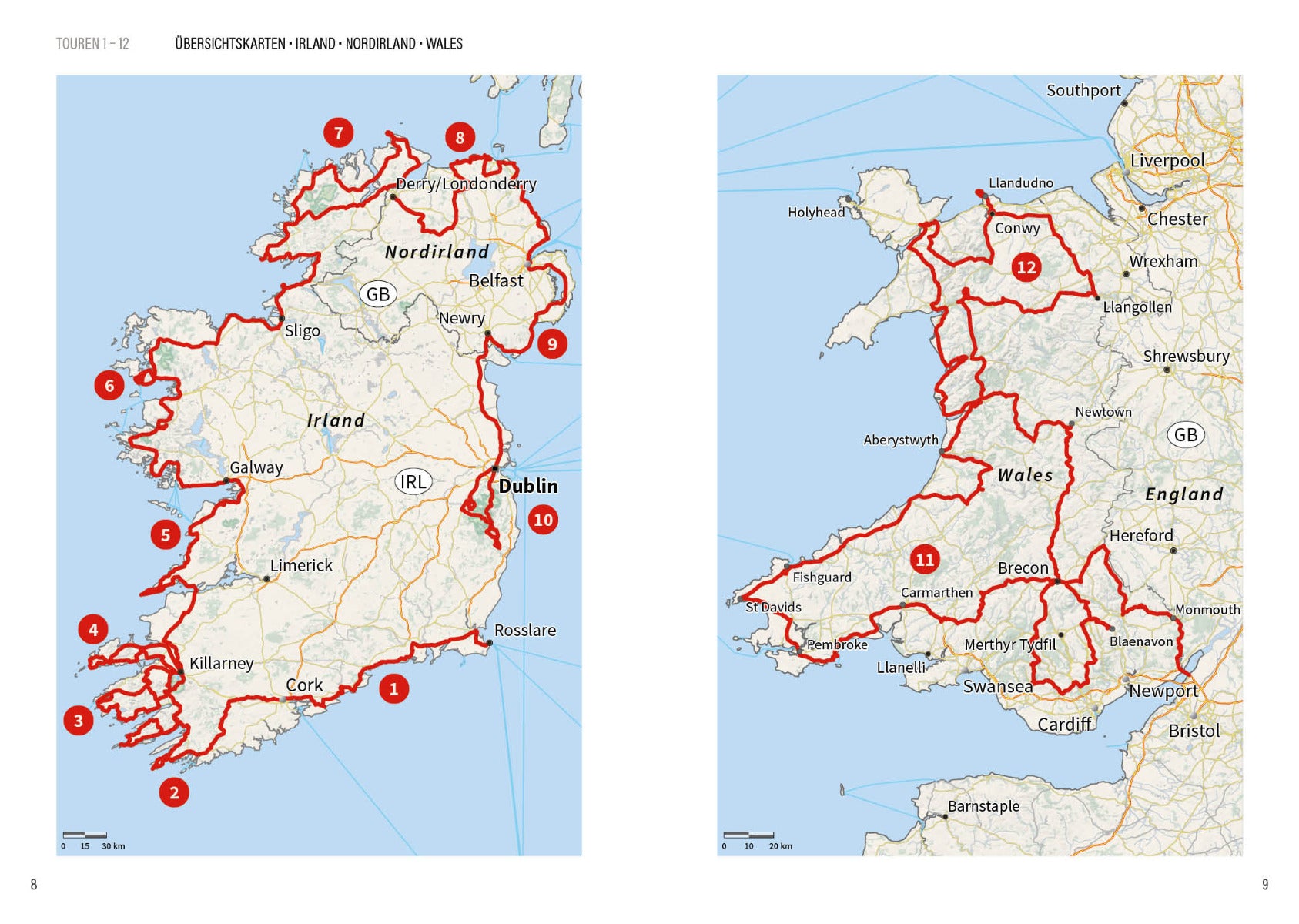 Irland & Wales - Motorradguide