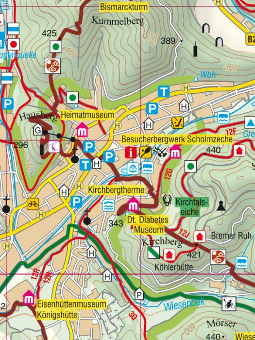 Bad Lauterberg - Rad- und Wanderkarte 1:25.000