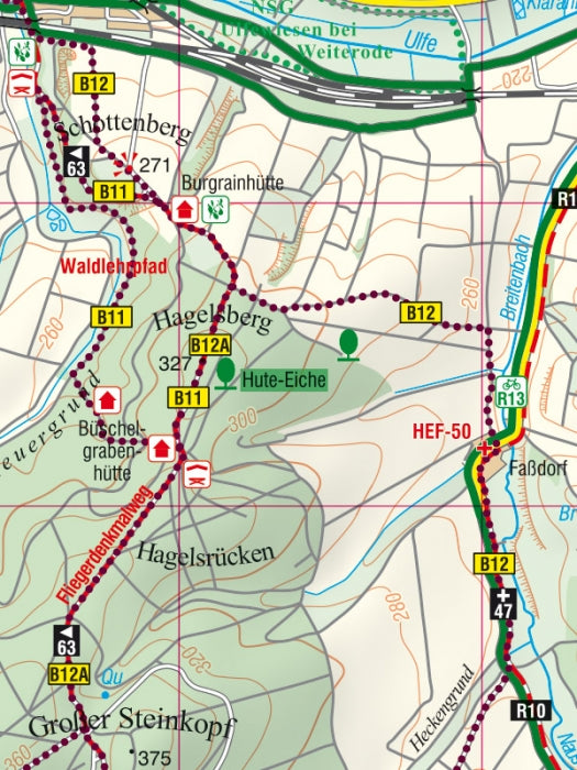 Bebra 1:25.000 - Rad- und Wanderkarte