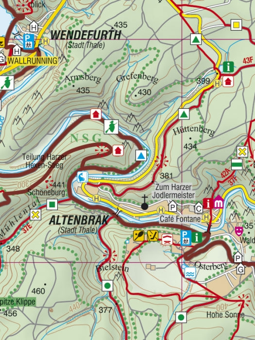 Harzer-Hexen-Stieg 1:30.000 - Wanderkarte