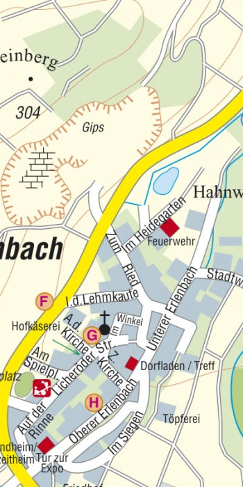 Alheim - Rad- und Wanderkarte 1:25.000