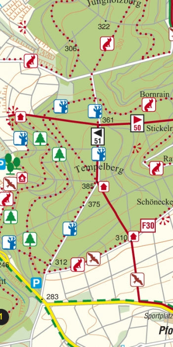 Schlitz 1:25.000 - Rad- und Wanderkarte