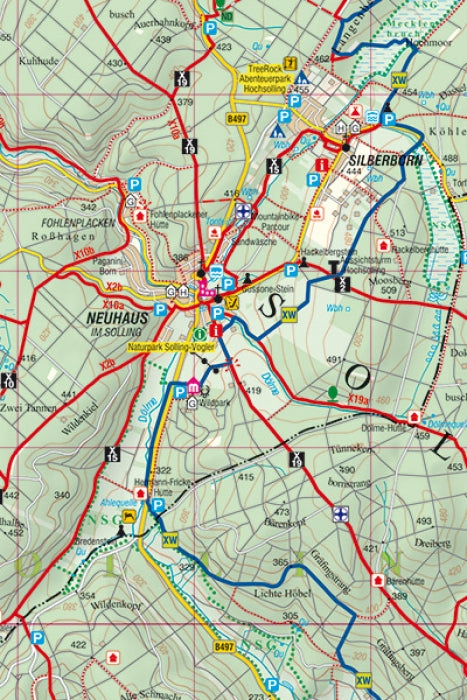 Weserbergland Südlicher Teil 1:50.000 Wanderkarte