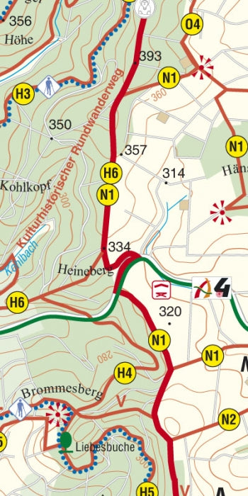 Alheim - Rad- und Wanderkarte 1:25.000