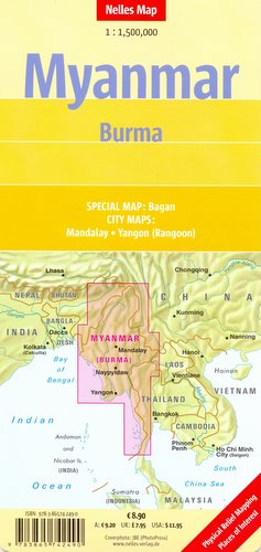 Myanmar / Burma - 1:1.500.000