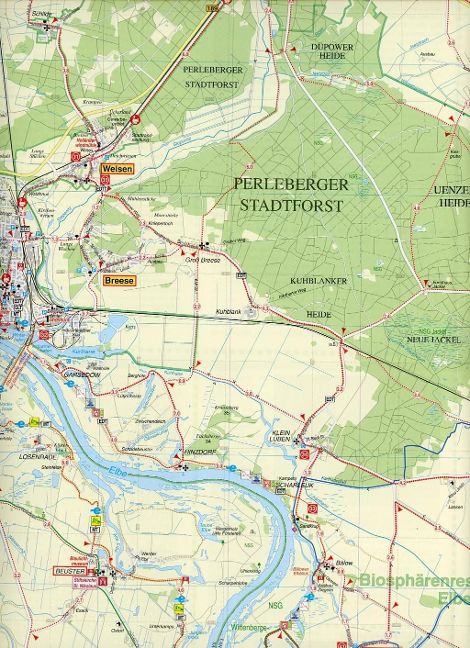 201 Wittenberge, Bad Wilsnack, Hansestadt Havelberg und Umgebung 1:50.000