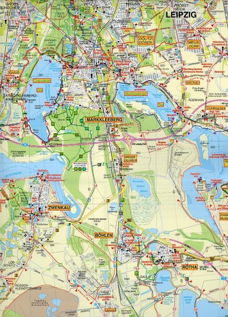 213 Südraum Leipzig, Leipziger Neuseenland 1:50.000