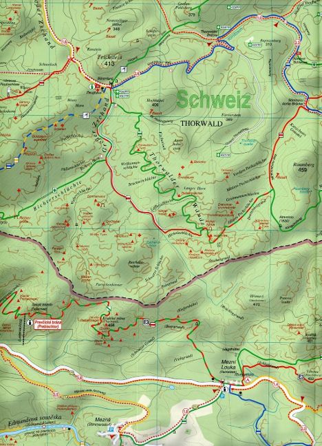 198 Schrammsteine, Kirnitzschtal und Umgebung 1:20.000