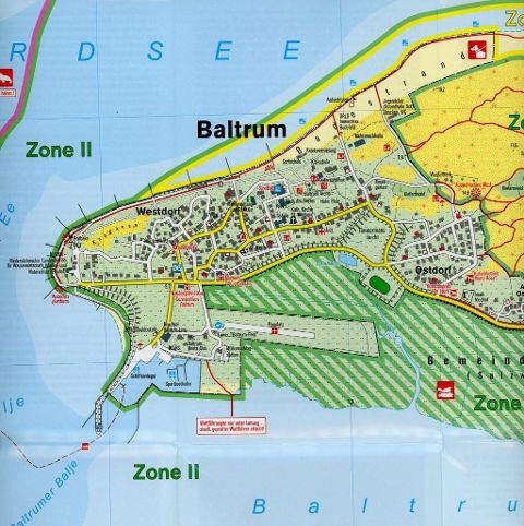 730 Baltrum 1:10.000 - Kompass Wanderkarte