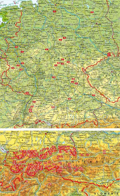 DAV Jubiläumstourenbuch. Die 150 schönsten Touren zwischen Harz und Hohen Tauern