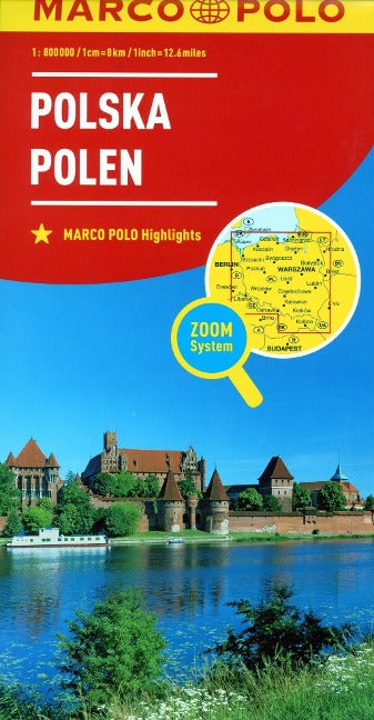 Marco Polo Länderkarte Polen 1:800.000