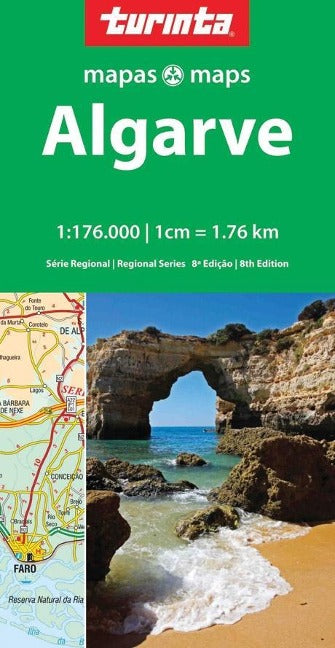 Algarve Straßenkarte 1:176 000 - Turinta