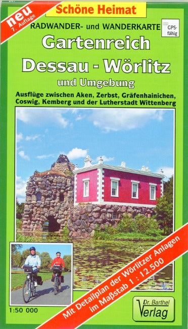 darf man im wörlitzer park fahrrad fahren Radwander- und Wanderkarte Gartenreich Dessau-Wörlitz und Umgebung