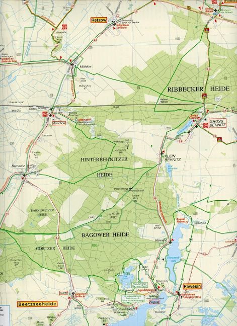 222 Havelländisches Luch, Nauen, Fehrbellin, Friesack, Ribbeck 1:50.000