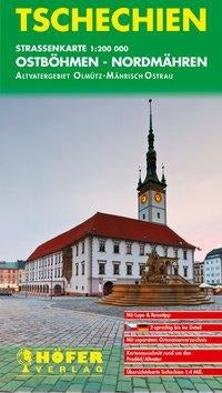 CS003 Ostböhmen, Nordmähren - 1:200.000 - Straßenkarte
