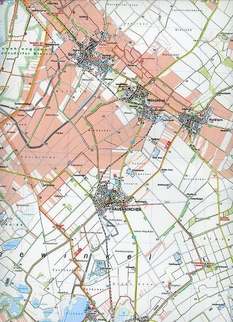 215 Neusiedler See 1:50.000 - Kompass Wanderkarte