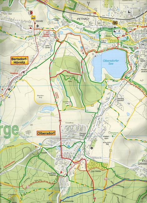 200 Zittauer Gebirge, Kurort Oybin, Kurort Jonsdorf und Umgebung 1:20.000