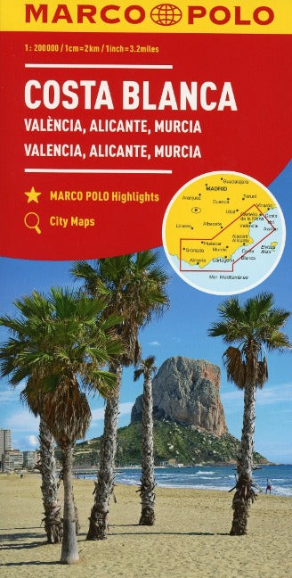 Marco Polo Spanien: Costa Blanca 1:200.000