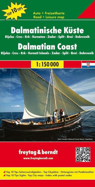 Dalmatinische Küste 1:150.000