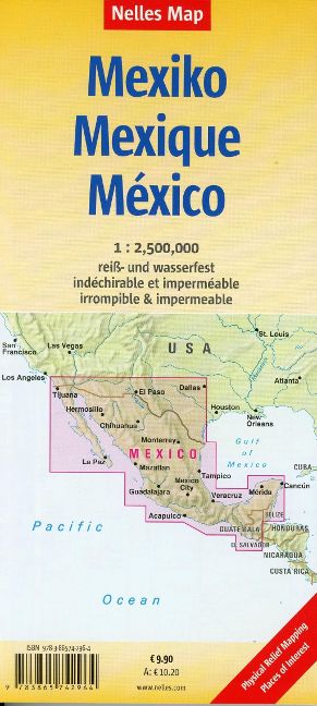 Mexico: Guatemala / Belize / El Salvador - 1:2.500.000