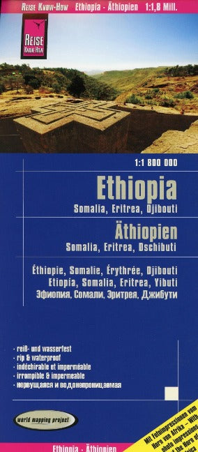 Äthiopien, Somalia, Eritrea, Djibouti 1:1,8 Mio. - Reise Know How