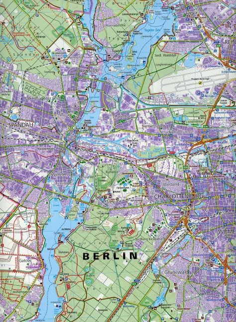 700 Berlin u. Umgebung  1:50000 - Kompass Wanderkarte