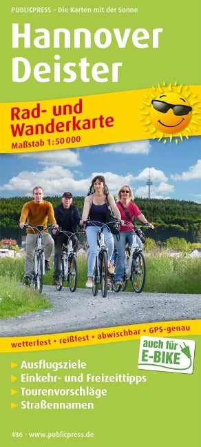 Hannover - Deister Rad- und Wanderkarte 1:50.000