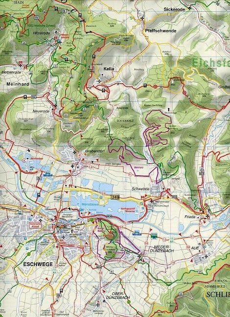 055 Unteres Werratal, Eschwege, Wanfried, Hoher Meißner und Umgebung 1:35.000