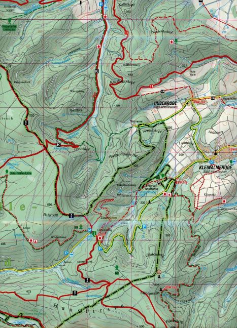 Witzenhausen 1:25.000 - Rad- und Wanderkarte