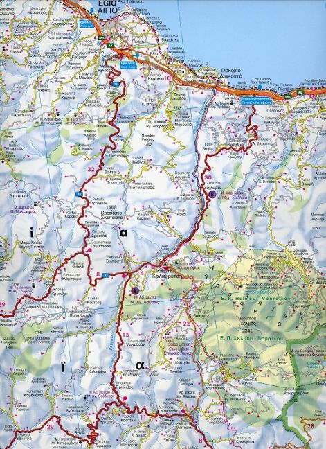 Peloponnes 1:150.000