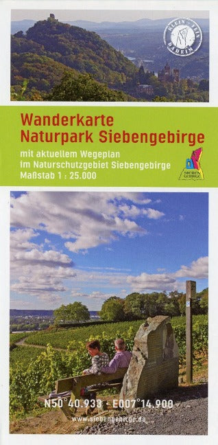 Naturpark Siebengebirge 1:25.000 - Wanderkarte