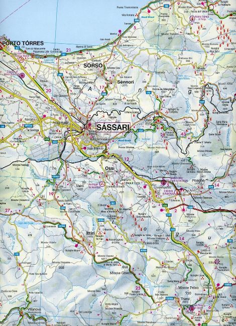 Sardinien Nord und Süd - 1:150.000 Freytag & Berndt