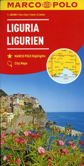 Ligurien 1:200.000 - Marco Polo Straßenkarte Italien 05