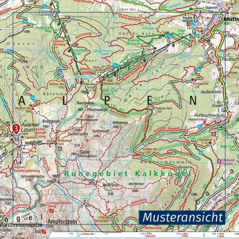 92 Chiavenna-Val Bregaglia - Kompass Wanderkarte