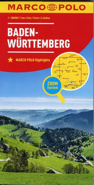 Marco Polo Karte 11 - Baden-Württemberg 1:200.000