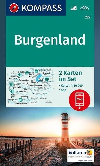 227 Burgenland 1:50.000 - Kompass Wanderkarte