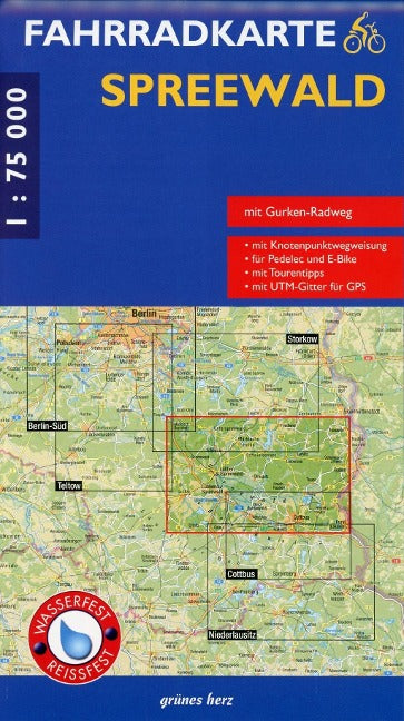 Fahrradkarte Spreewald - 1:75.000
