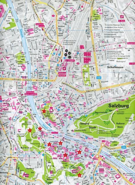 Salzburg 1:12.000 - Marco Polo Stadtplan