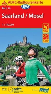 ADFC-Radtourenkarte 19 Saarland / Mosel 1:150.000