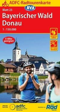 ADFC-Radtourenkarte 23 Bayerischer Wald / Donau 1:150.000