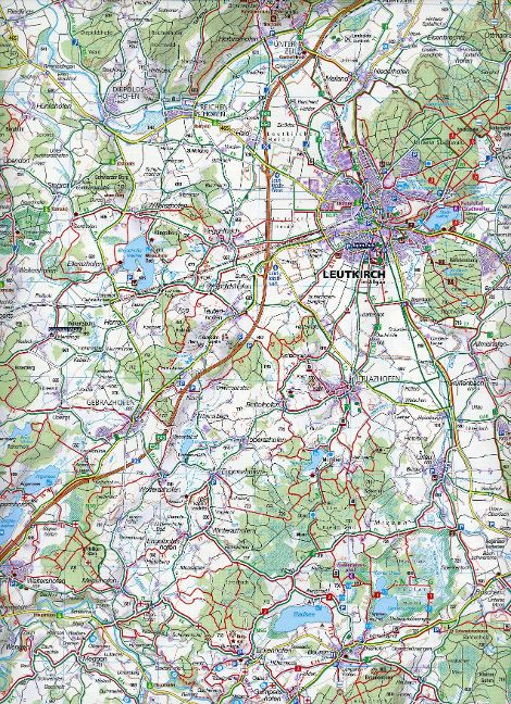 187 Oberschwaben 1:50.000 - Kompass Wanderkarte