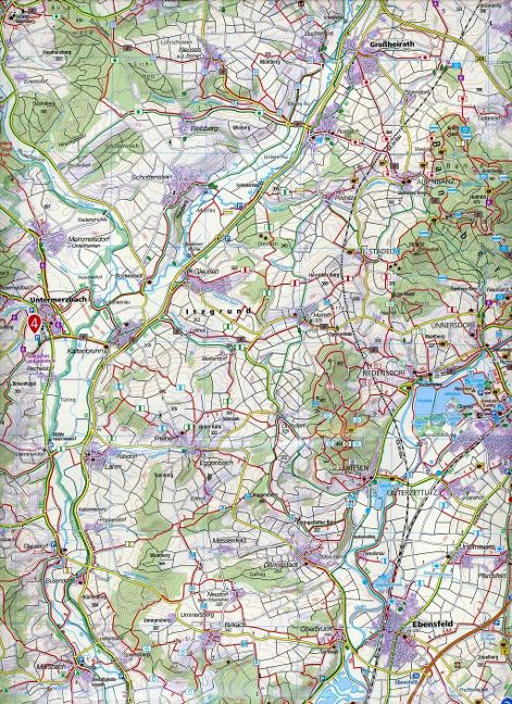 165 Nördliche Fränkische Schweiz - Kompass Wanderkarte