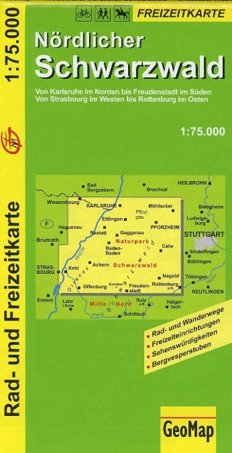 Nördlicher Schwarzwald 1 : 75 000